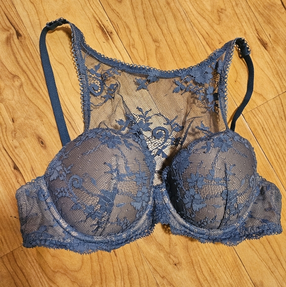 VS blue tank top style bra - Picture 2 of 5